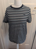 Superdry Oxford Street Large Navy/Blue/White Stripe Short Sleeve T-shirt