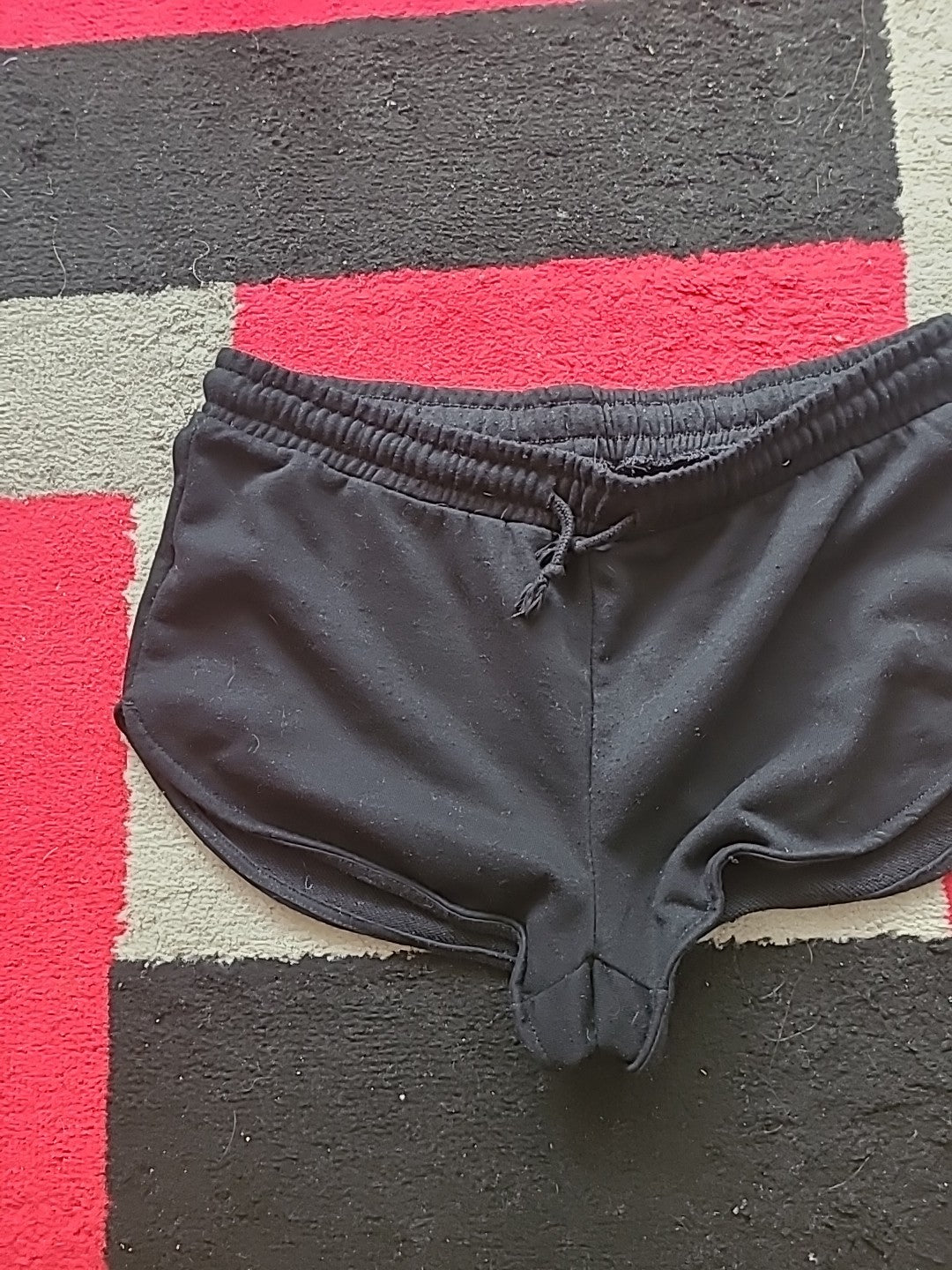Ladies Primark Size 10-12 Black Elasticated Hot Pants
