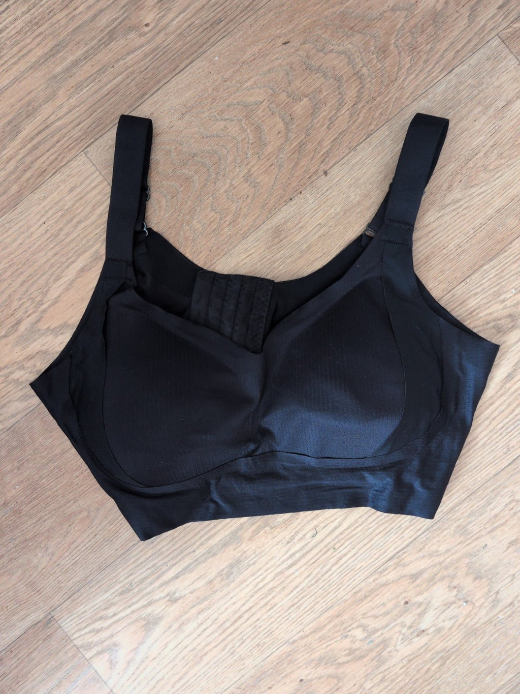 2XL Black Seamless Padded Bra No Wires