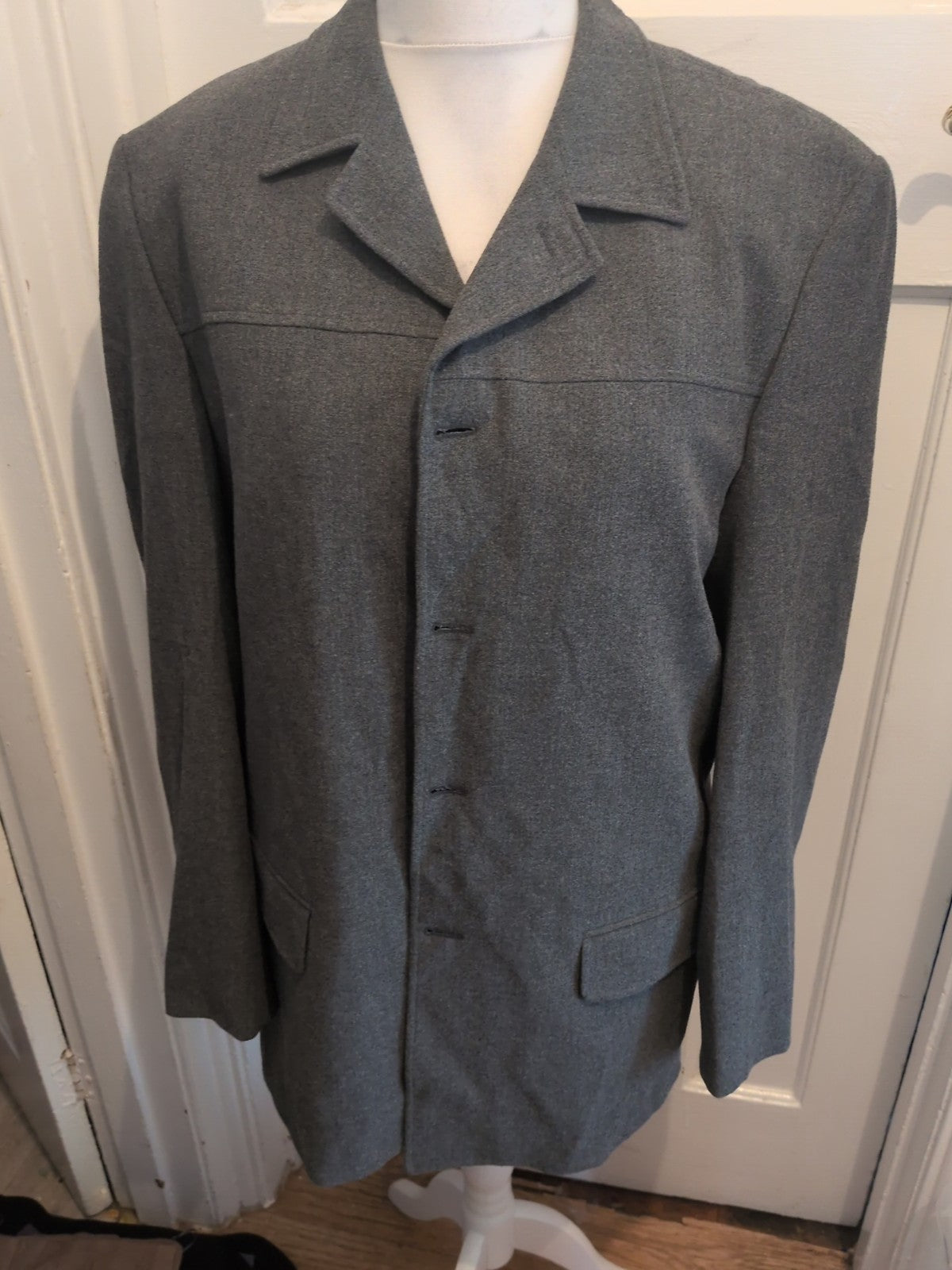 Next Large Grey Lined Padded Blazer