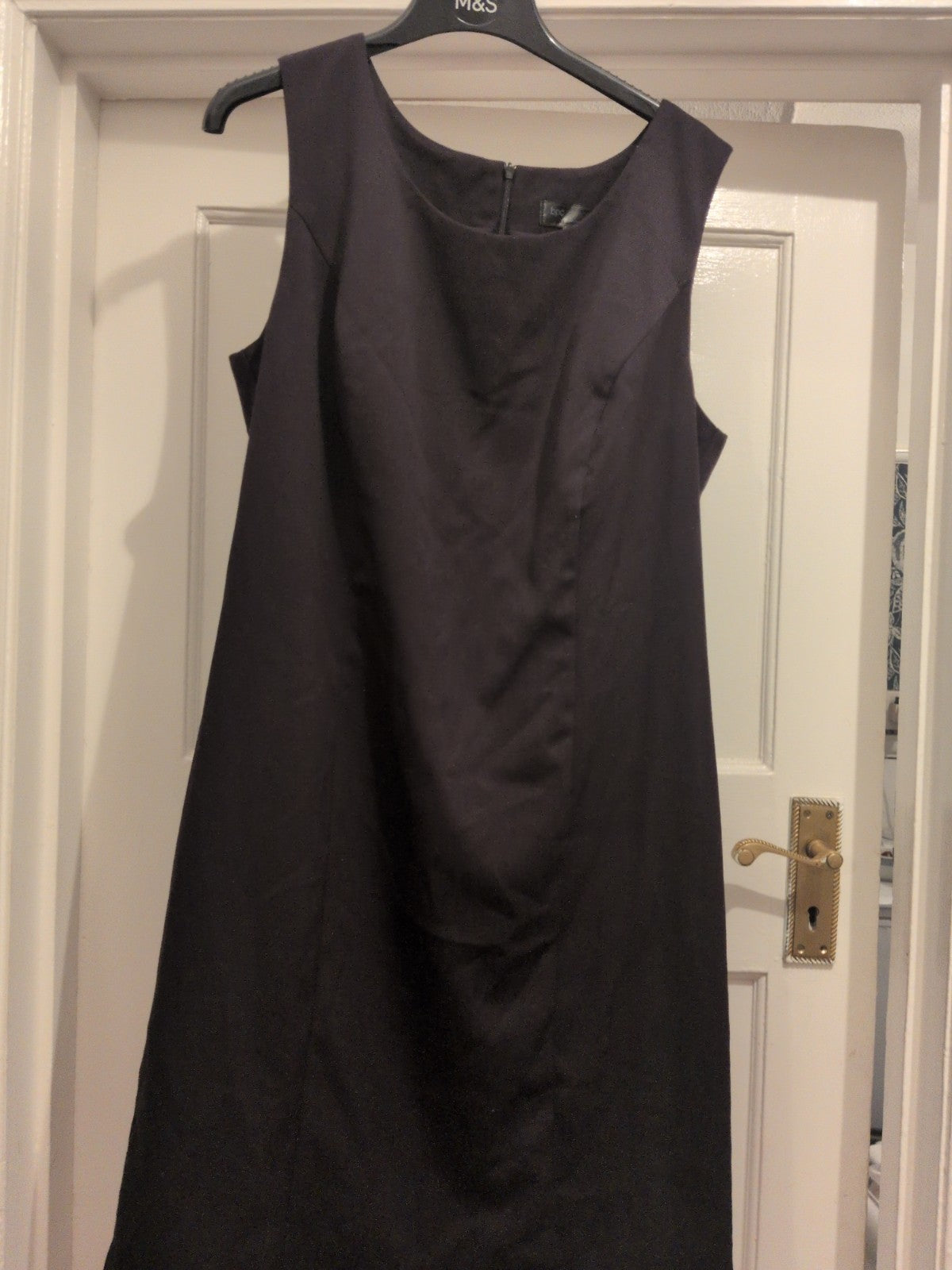 Bpc 18 Black Sleeveless Lined Dress