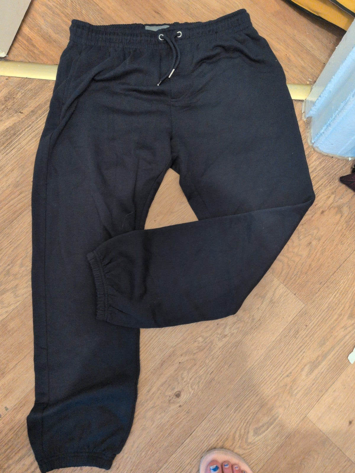 George Large Navy Elasticated Joggers
