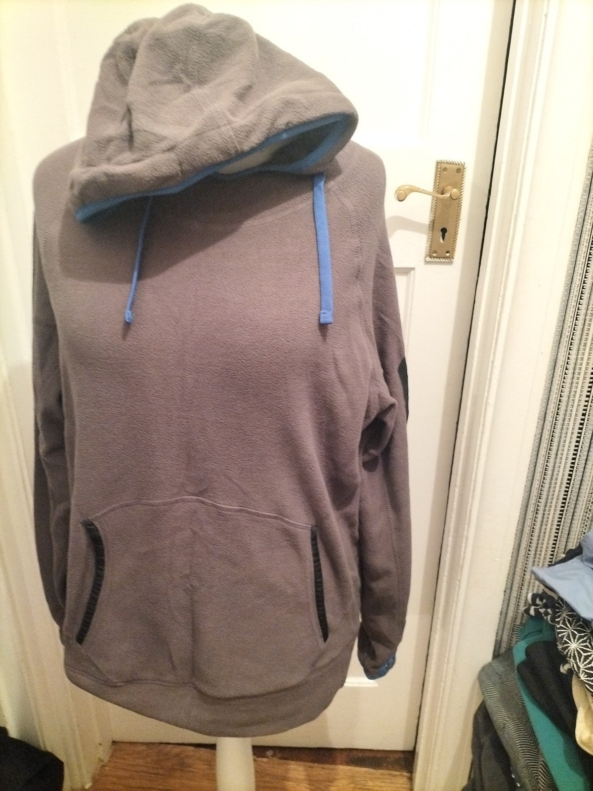 Mens Workwear Size M Grey Pullover Hoodie