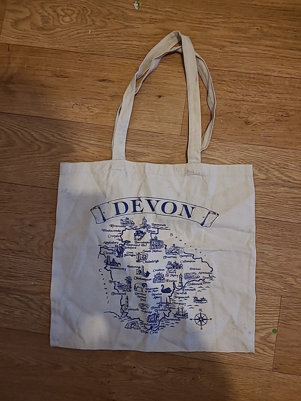 Devon Beige Tote Bag