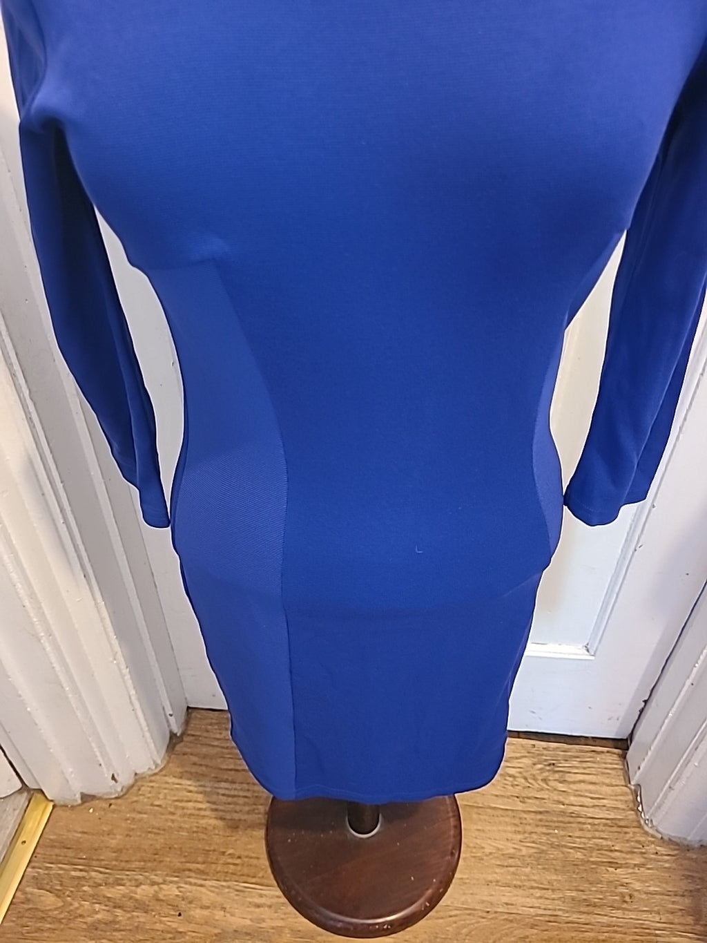 Ladies H+M Size 12 Royal Blue Mid Sleeved Dress
