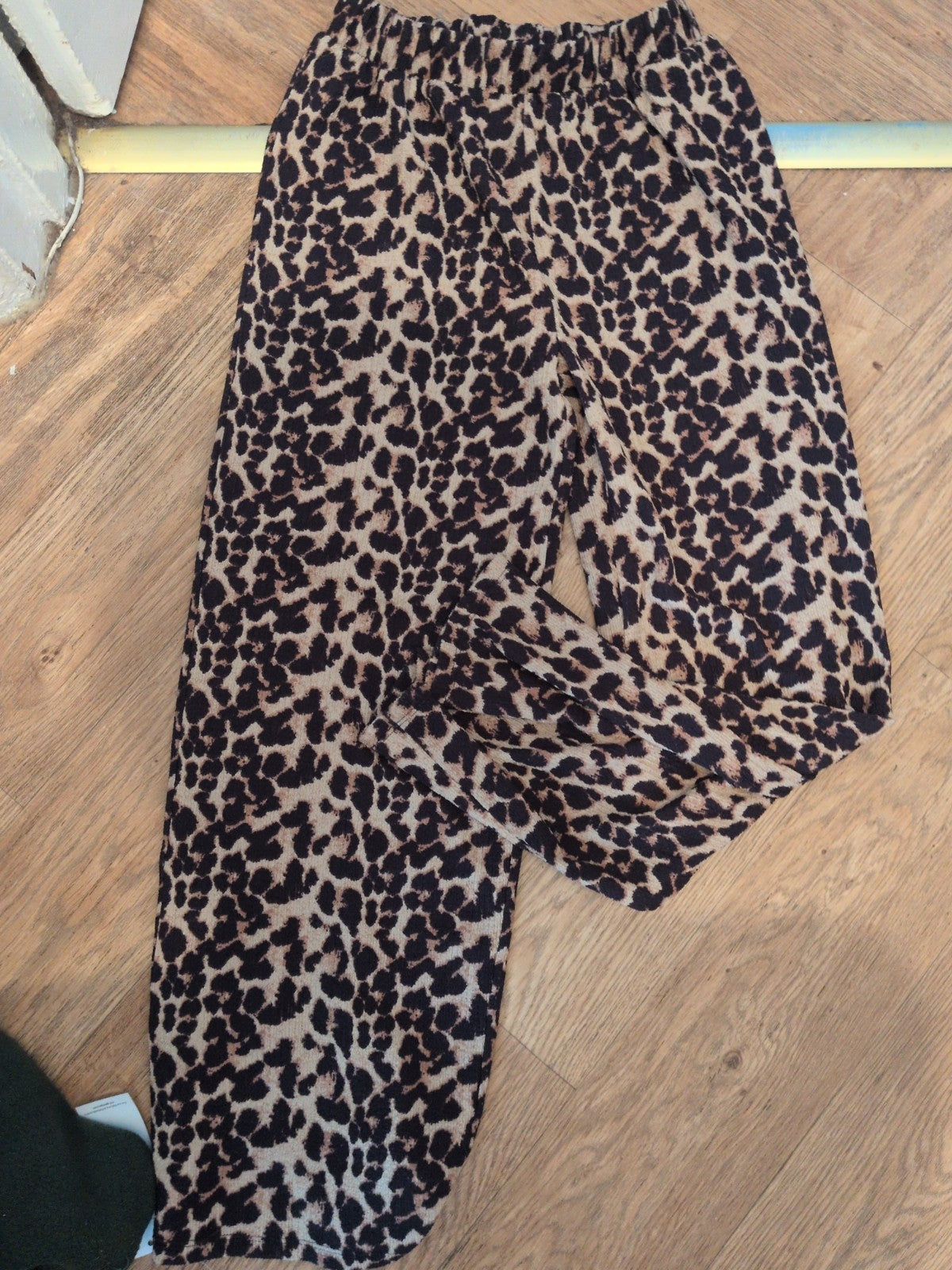 Next 12 Years Leopard Print Elasticated Trousers
