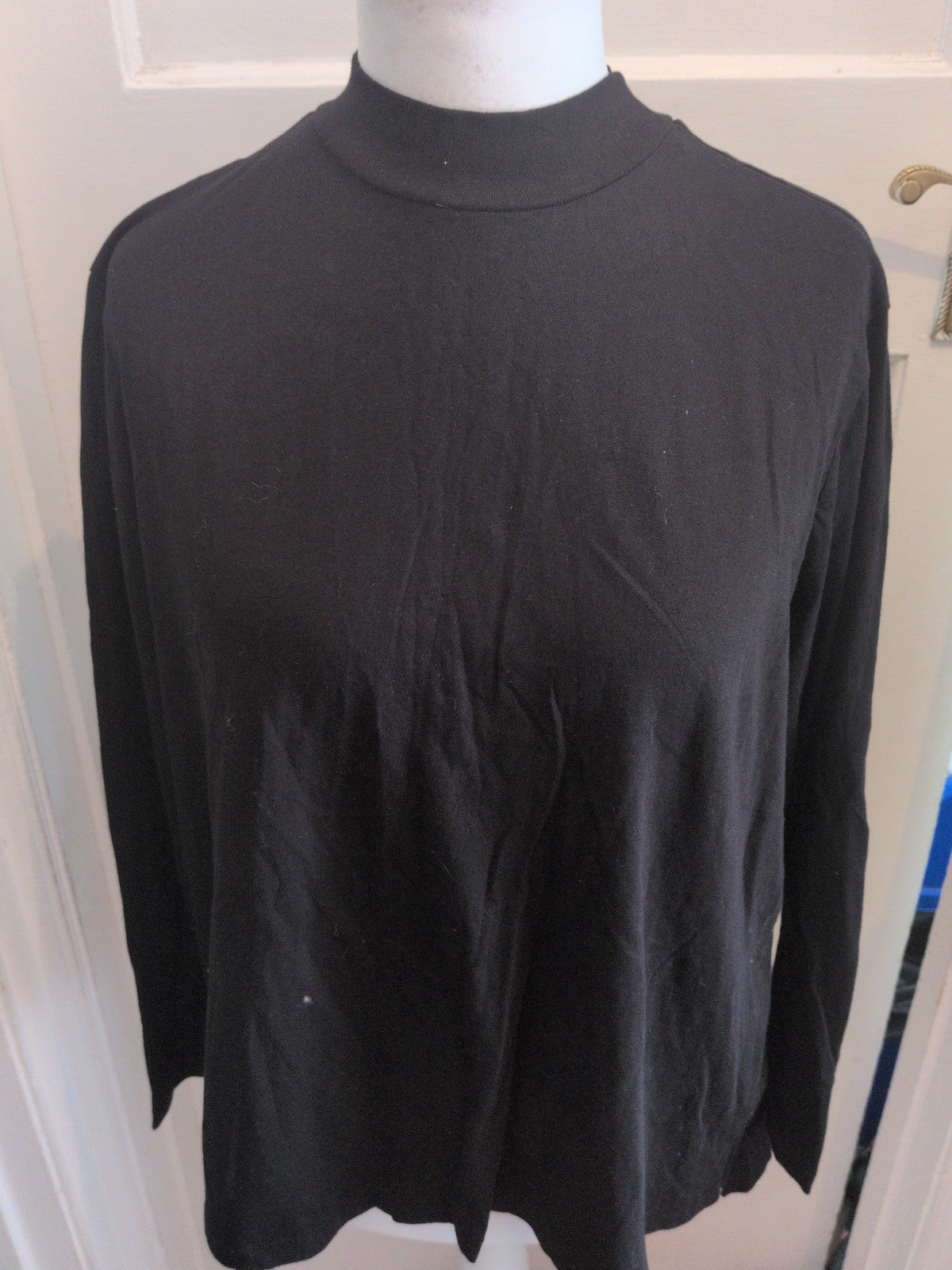 Next 22 Black Hi Neck Long Sleeve T-shirt