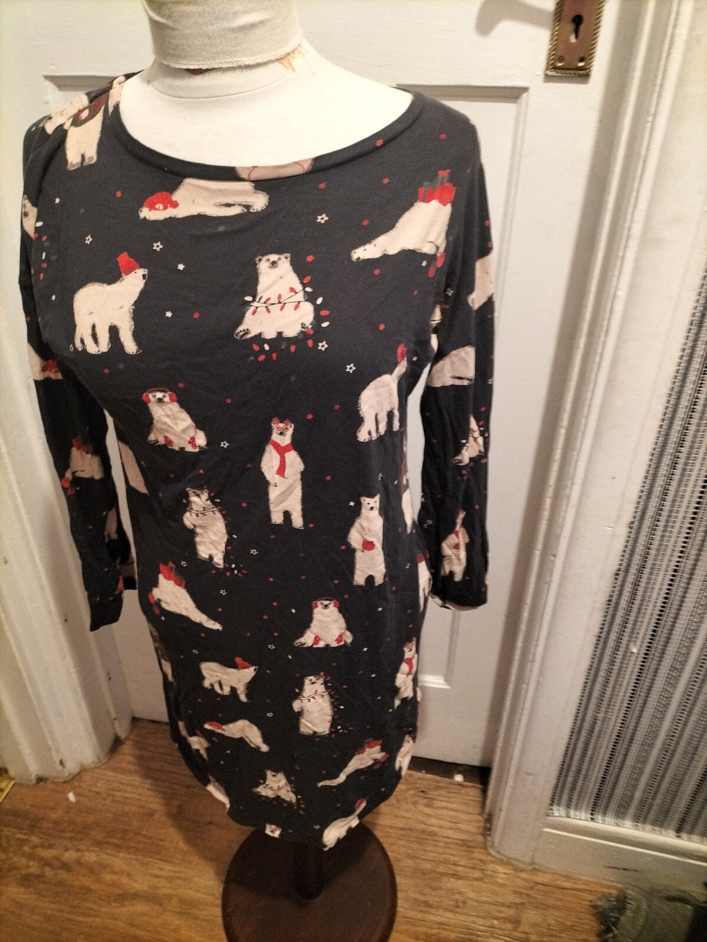Ladies Day Dreams Size 6 Polar Bear Night Shirt