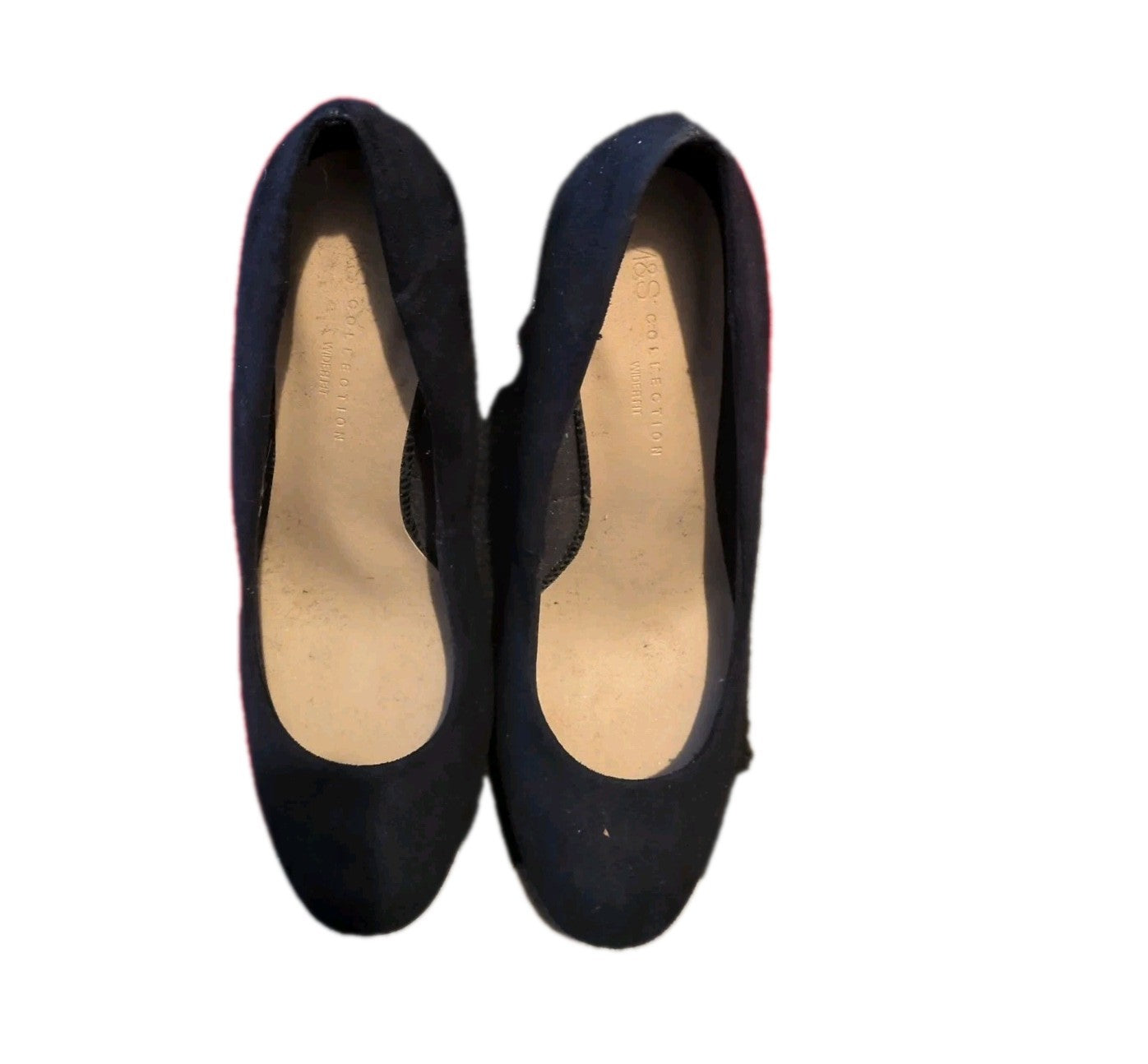 Marks And Spencer Size 6 Wider Fit Navy Heels