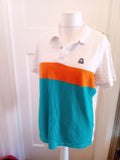 Mens Tog 24 Size Large White Short Sleeve Polo