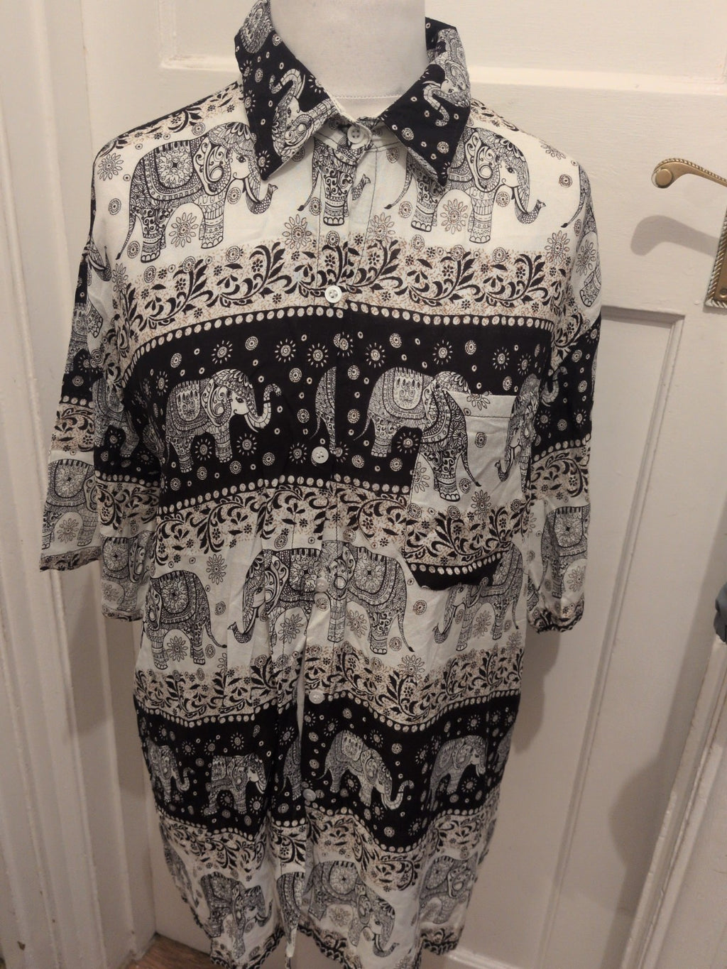 3XL Elephant Short Sleeve Shirt