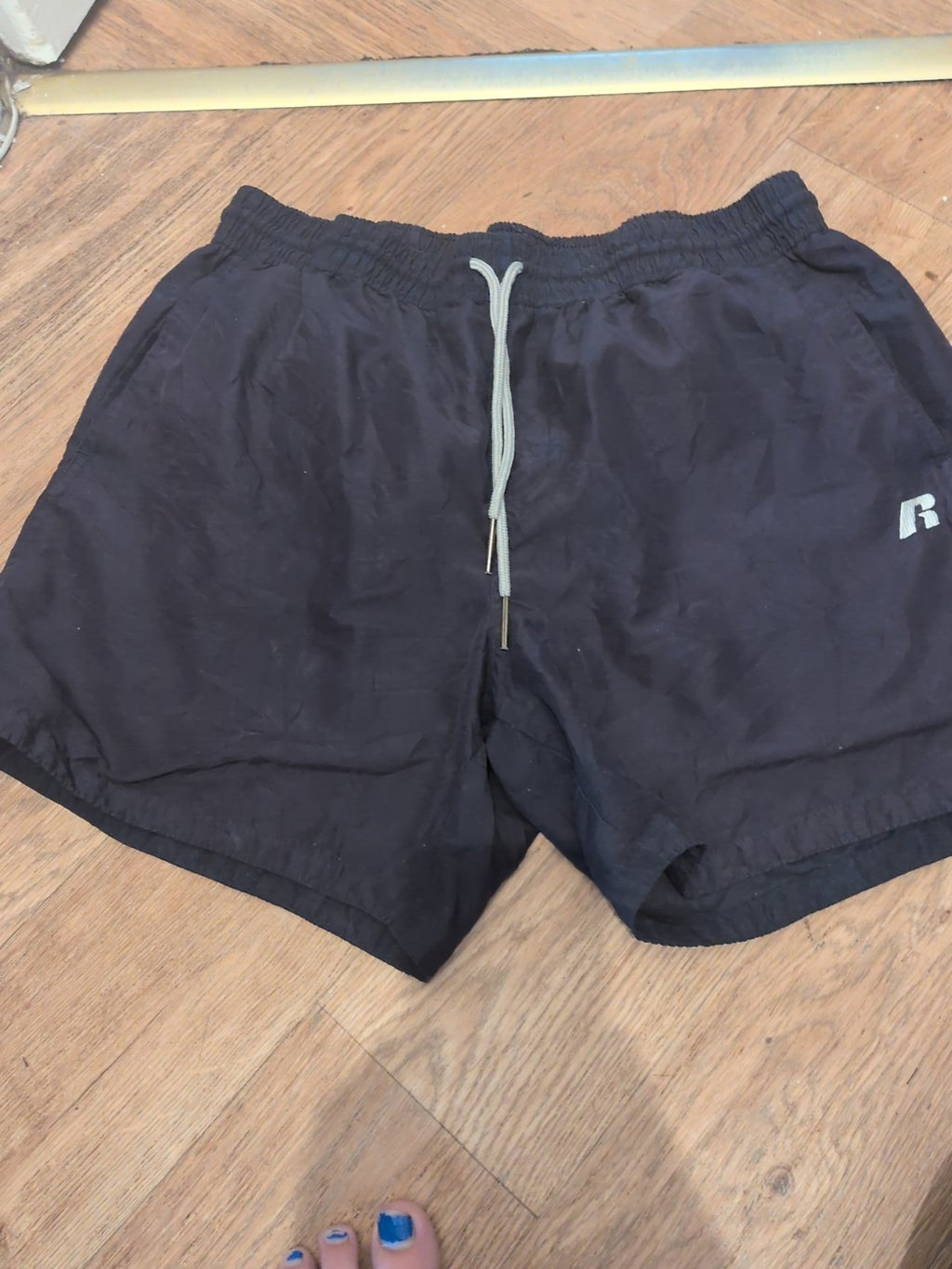 Russell XL Navy Elasticated Swim Shorts