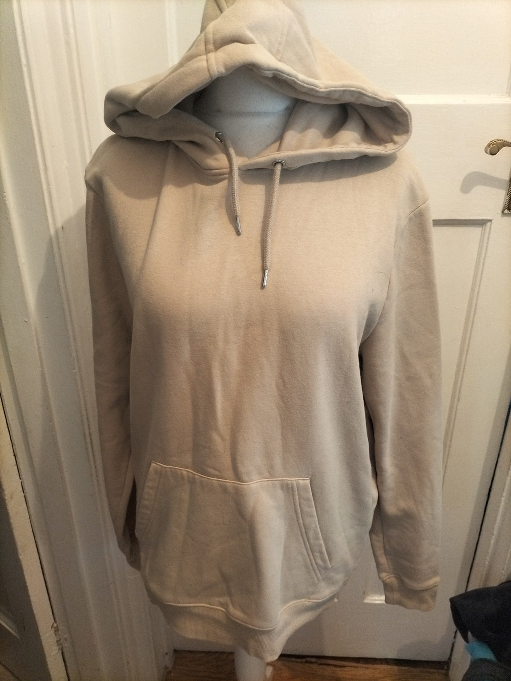 Primark XL Beige Long Sleeve Pullover Hoodie