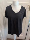 Mens Under Armour Size XL Loose Black Short Sleeve T-shirt