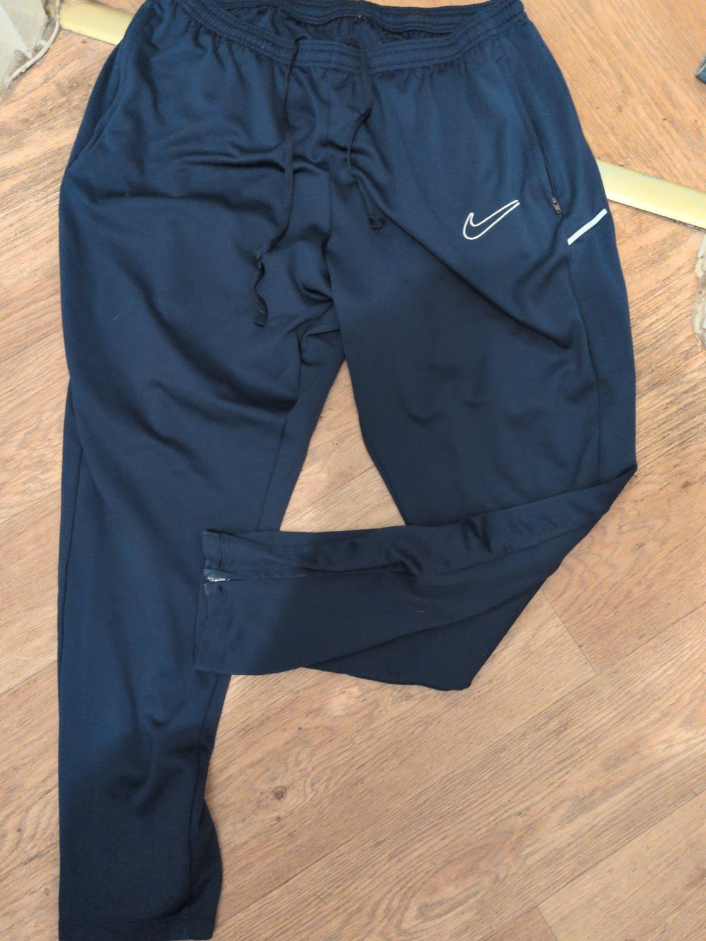 Nike Dri Fit XL Navy Track Pants Elasticated