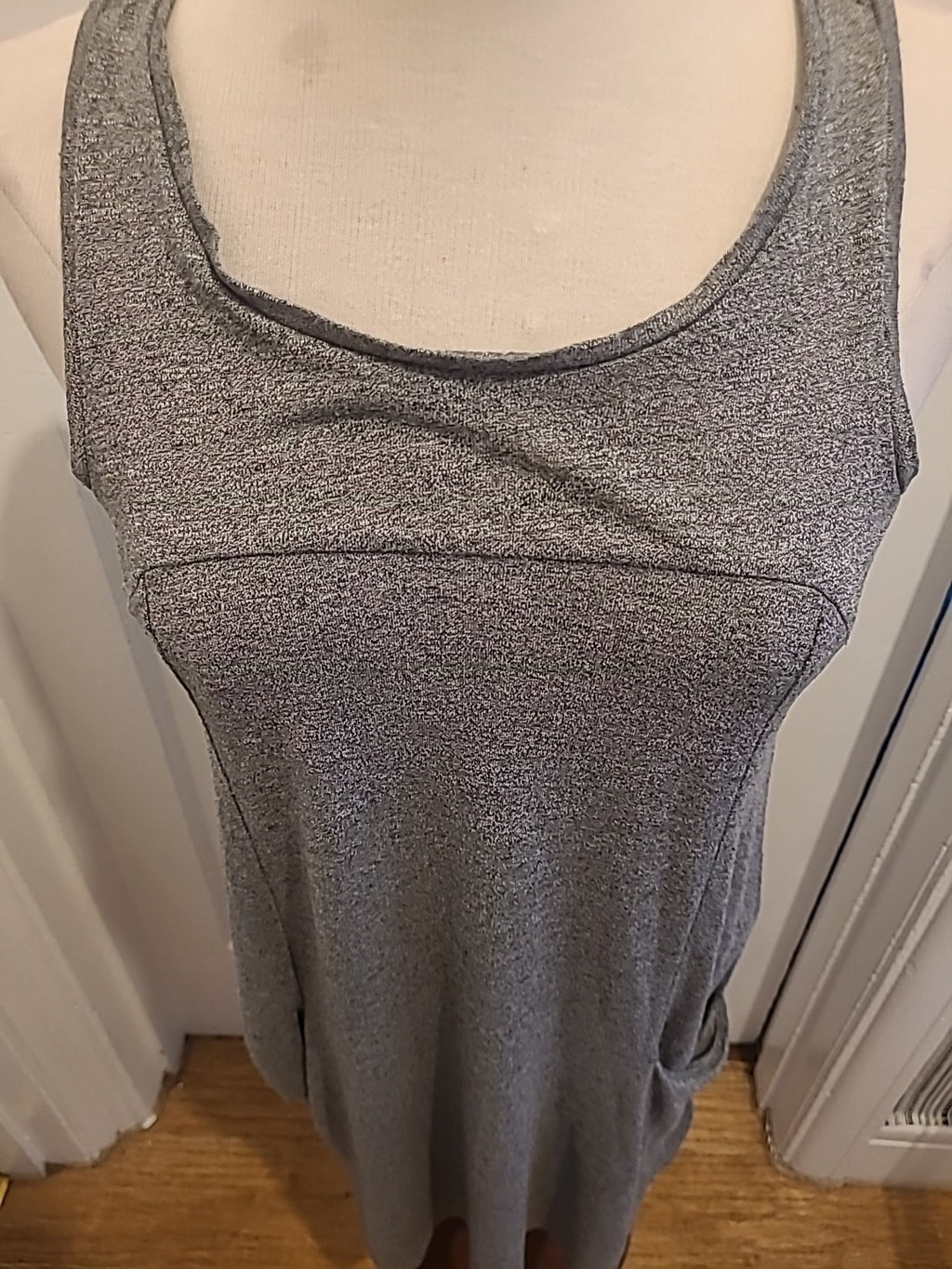 Ladies Next Size 10 Grey Sleeveless Scoop Neck Dress