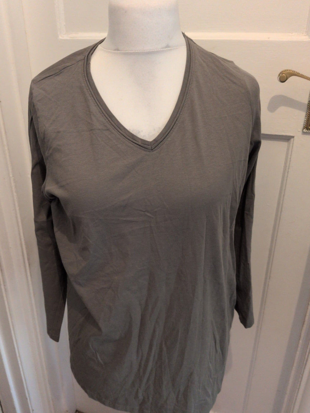 Yours 18 Khaki Long Sleeve T-shirt