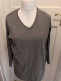 Yours 18 Khaki Long Sleeve T-shirt