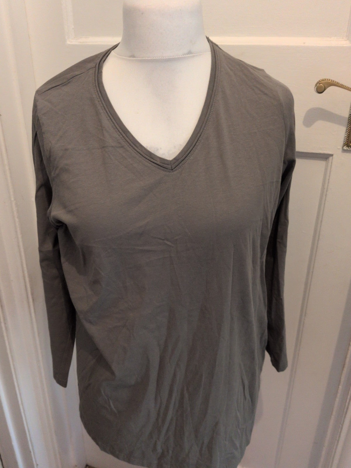Yours 18 Khaki Long Sleeve T-shirt