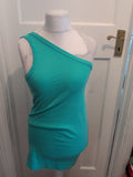 ASOS 12 Mint Sleeveless Cold Shoulder Dress