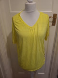 Mens Next Size Large Neon Yellow Short Sleeved Tshirt