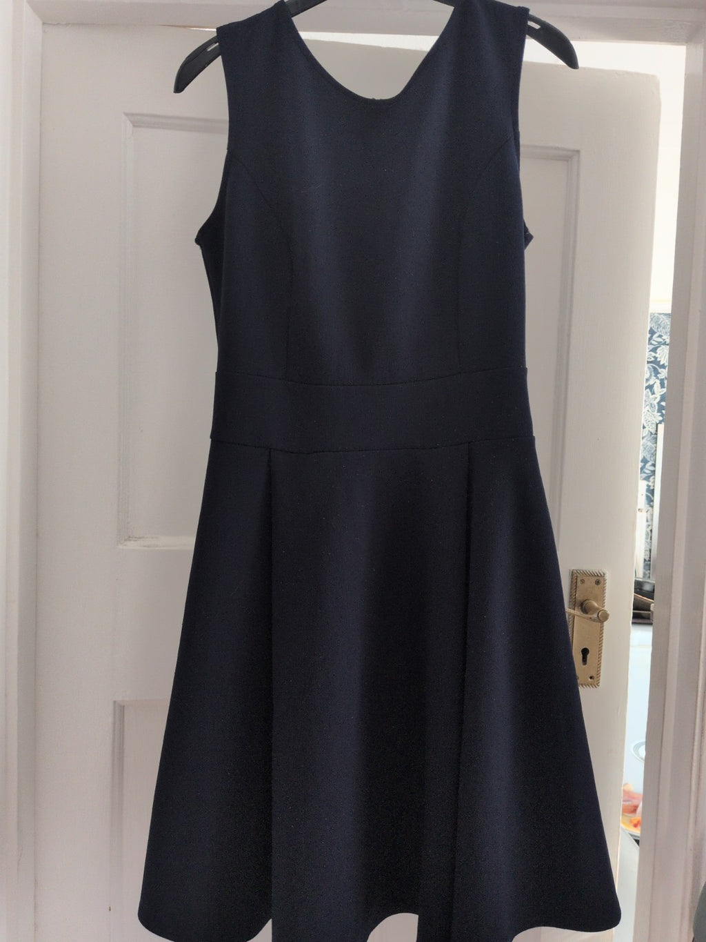 Vanessa Alexandra Medium Navy Sleeveless Dress