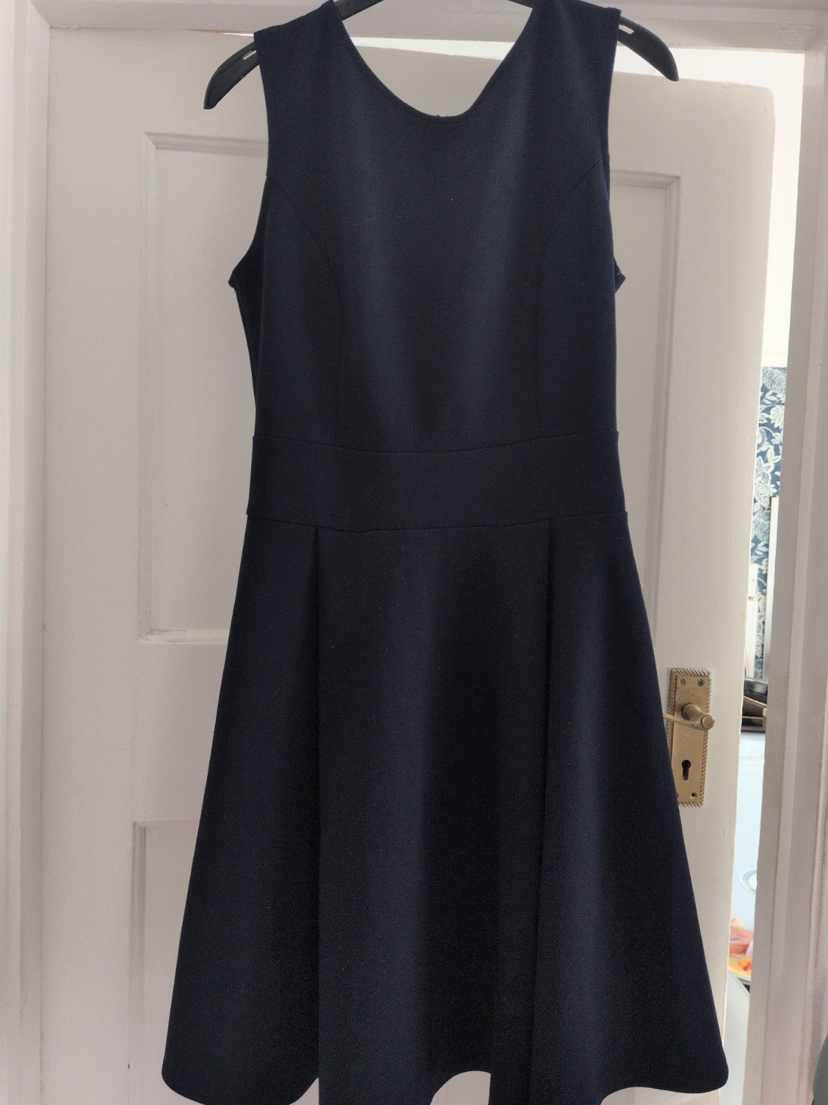 Vanessa Alexandra Medium Navy Sleeveless Dress