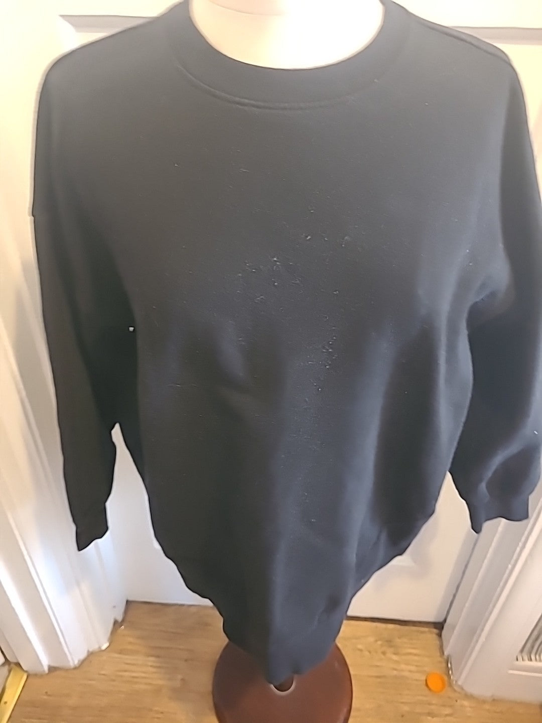 Mens Primark Size Medium Black Long Sleeve Jumper