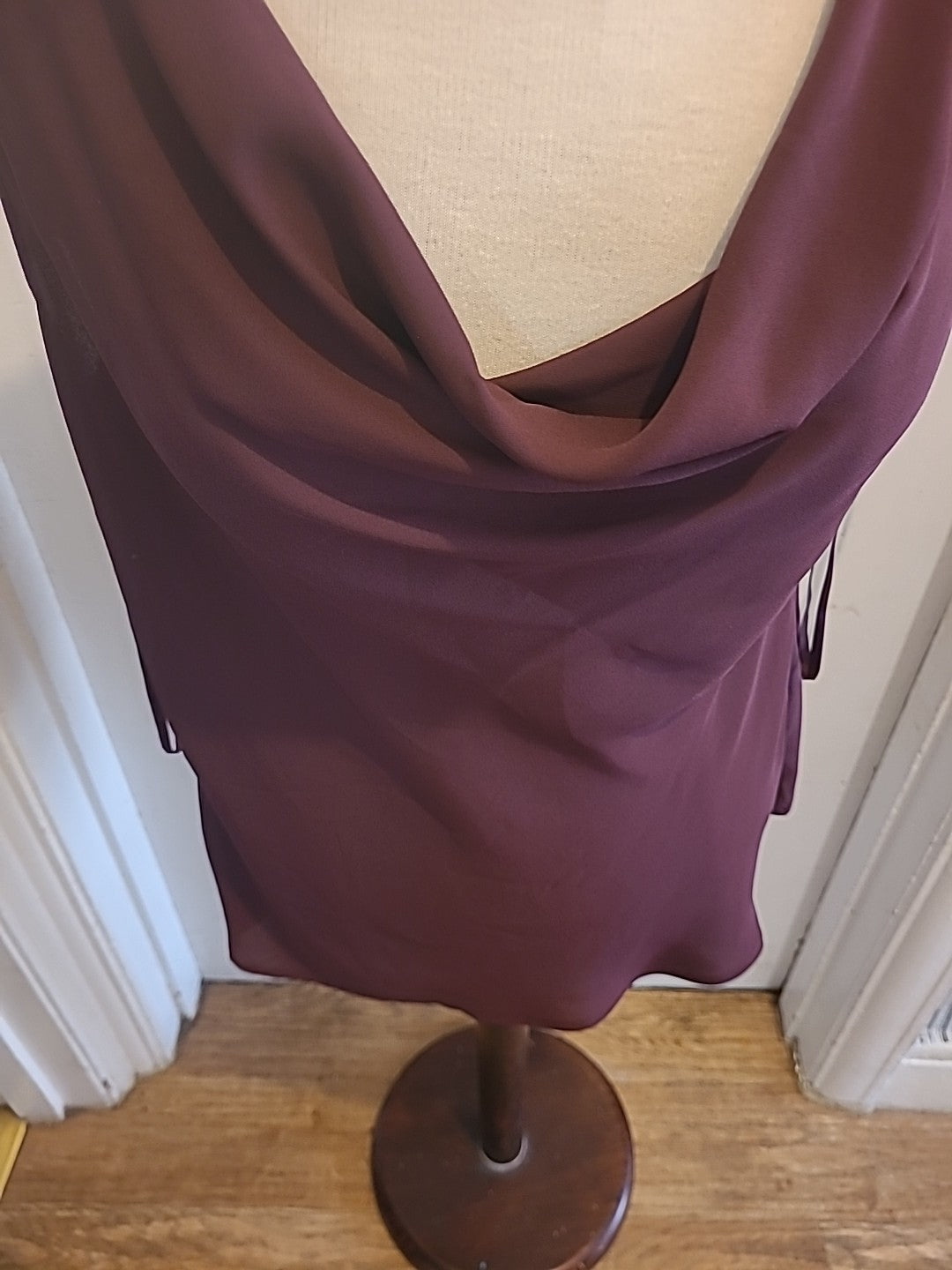 Ladies Papaya Size 14 Brown Sleeveless Blouse