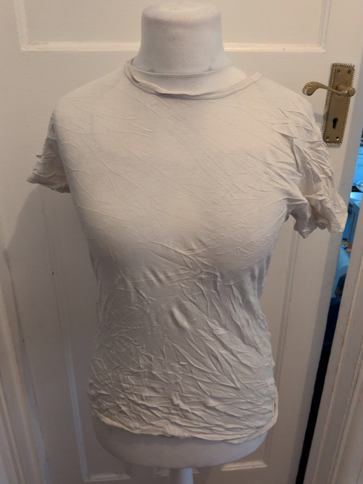Primark XS Ivory T-shirt Short Sleeve