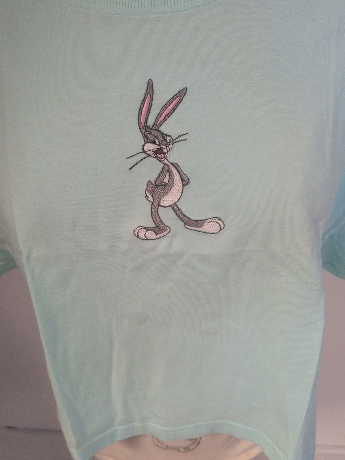 Primark Looney Tunes Large Turquoise Short Sleeve Printed Pyjama Top
