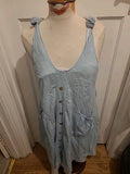 Ladies Size 10 Turquoise Sleeveless Dress Lined