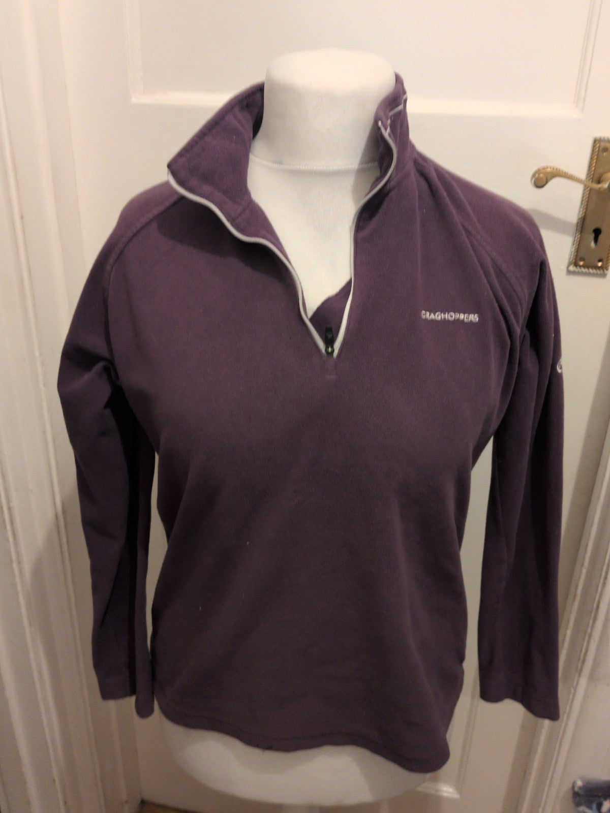 Ladies Craghoppers 12 Purple Collared Jumper