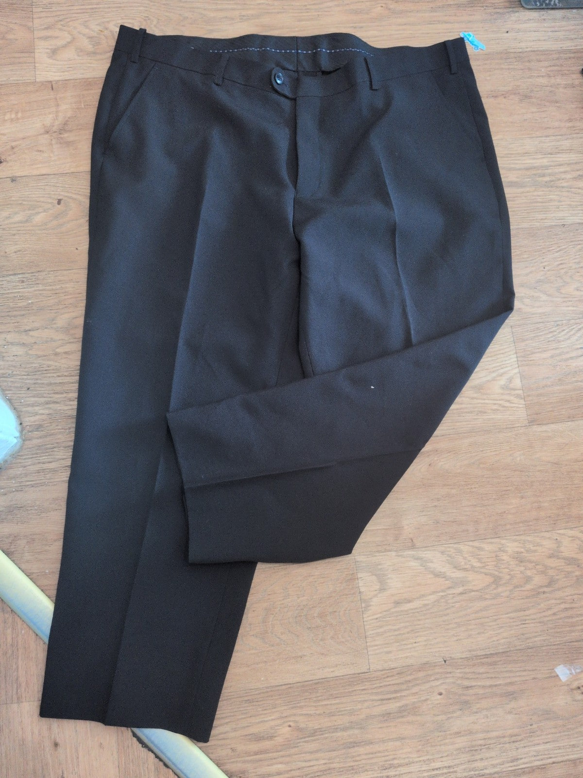 Matalan 42/33 Black Smart Trousers