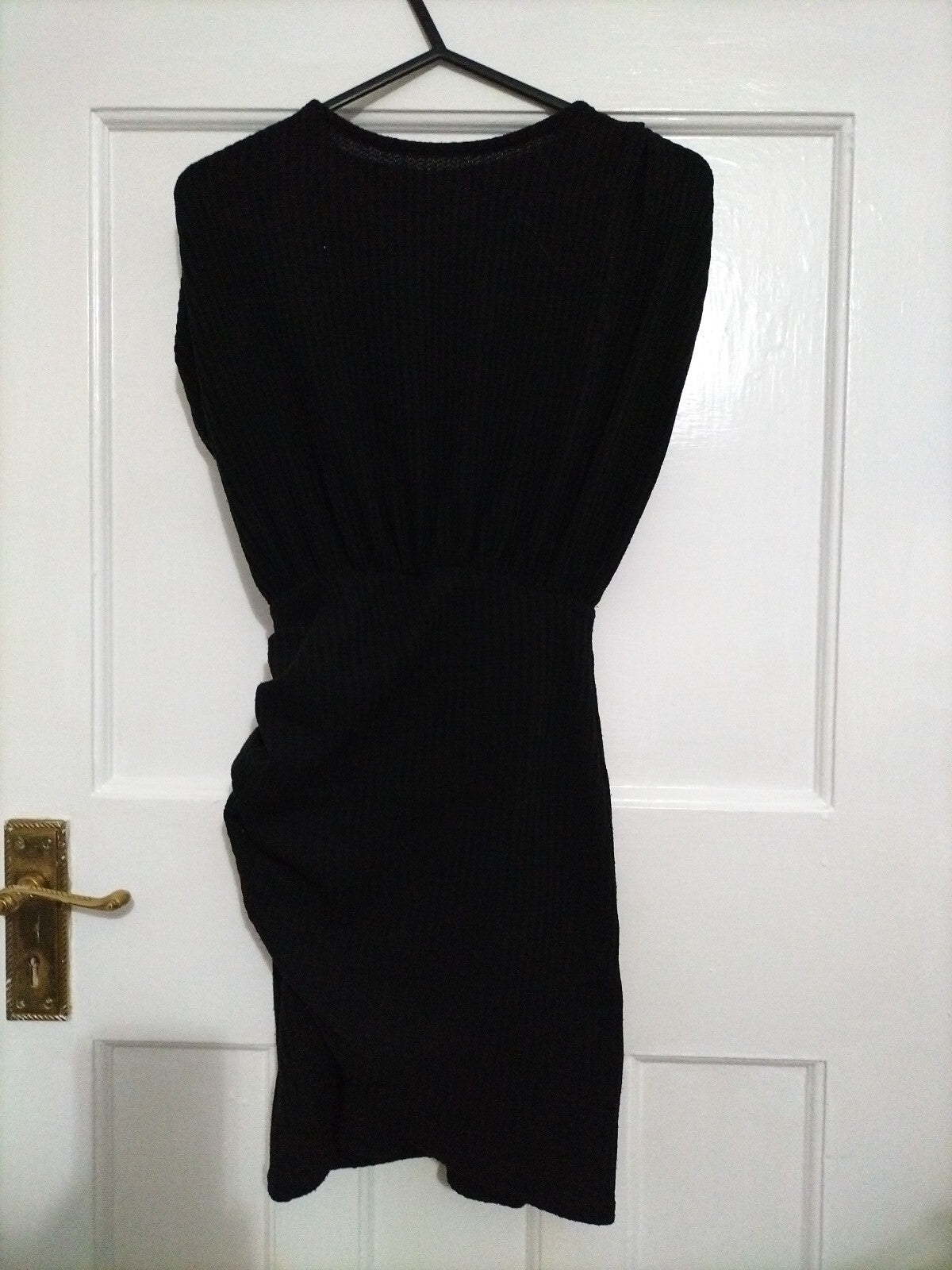 Ladies Asos Size 4 Black Backless Sleeveless Dress