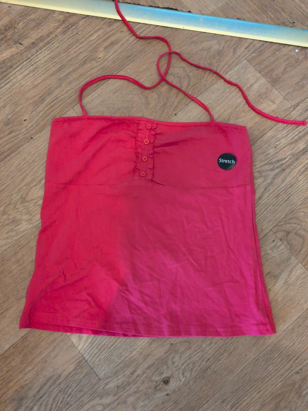 Brand New Papaya 16 Pink Stretch Halter neck Sleeveless Blouse Top
