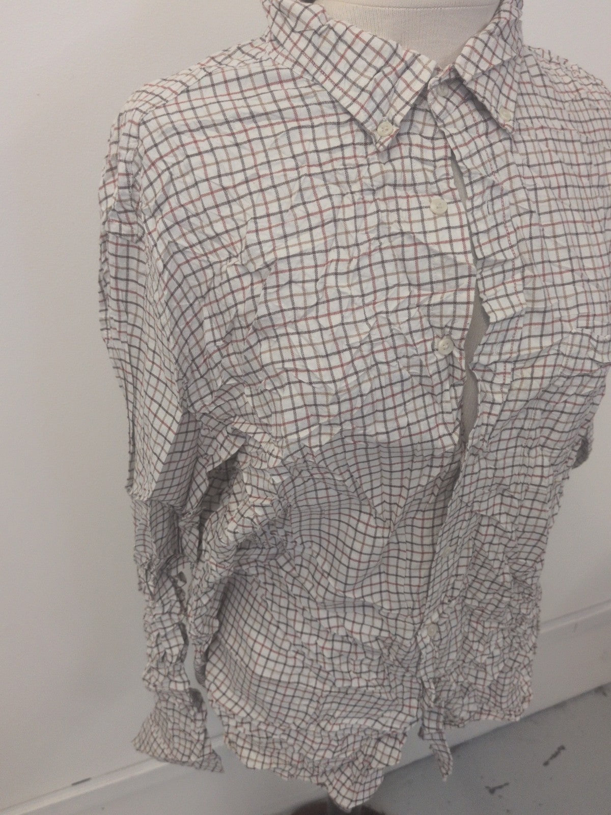 Uniqlo Size XL Multi Check Buttoned Shirt Long Sleeve
