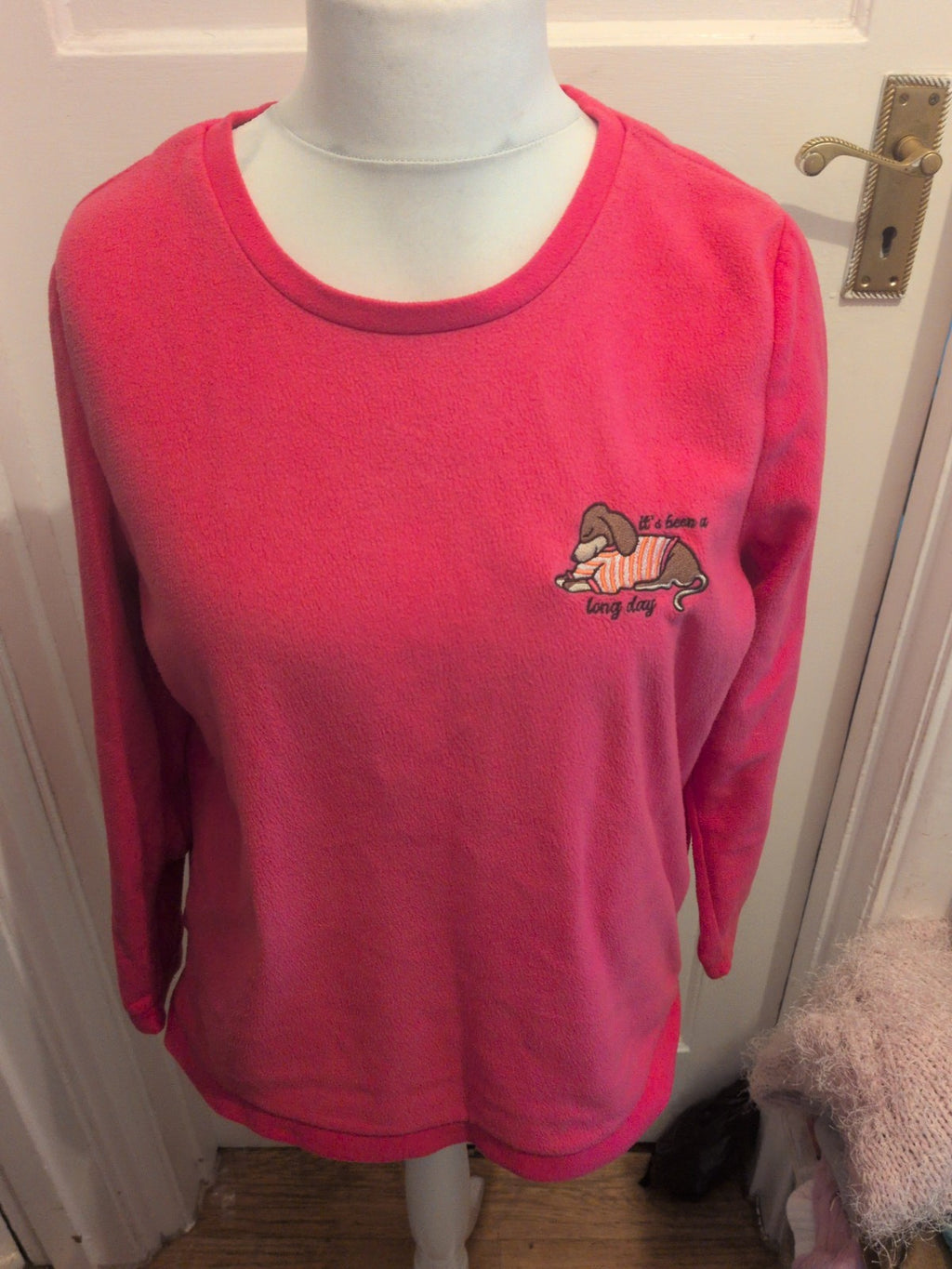 Primark 14/16 Pink Pyjama Jumper
