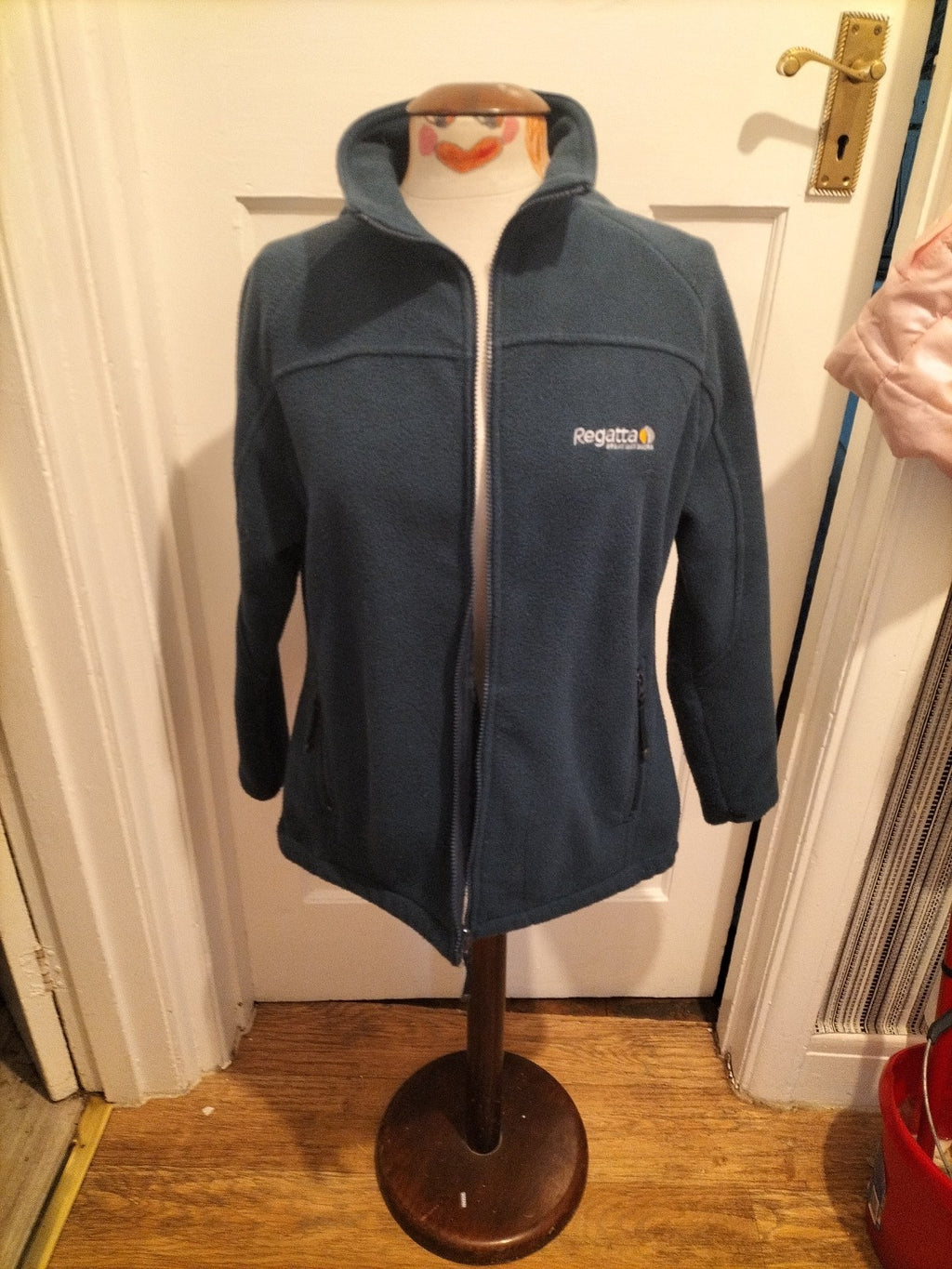 Mens Regatta Size XL Navy Warm Zip Through Jumper
