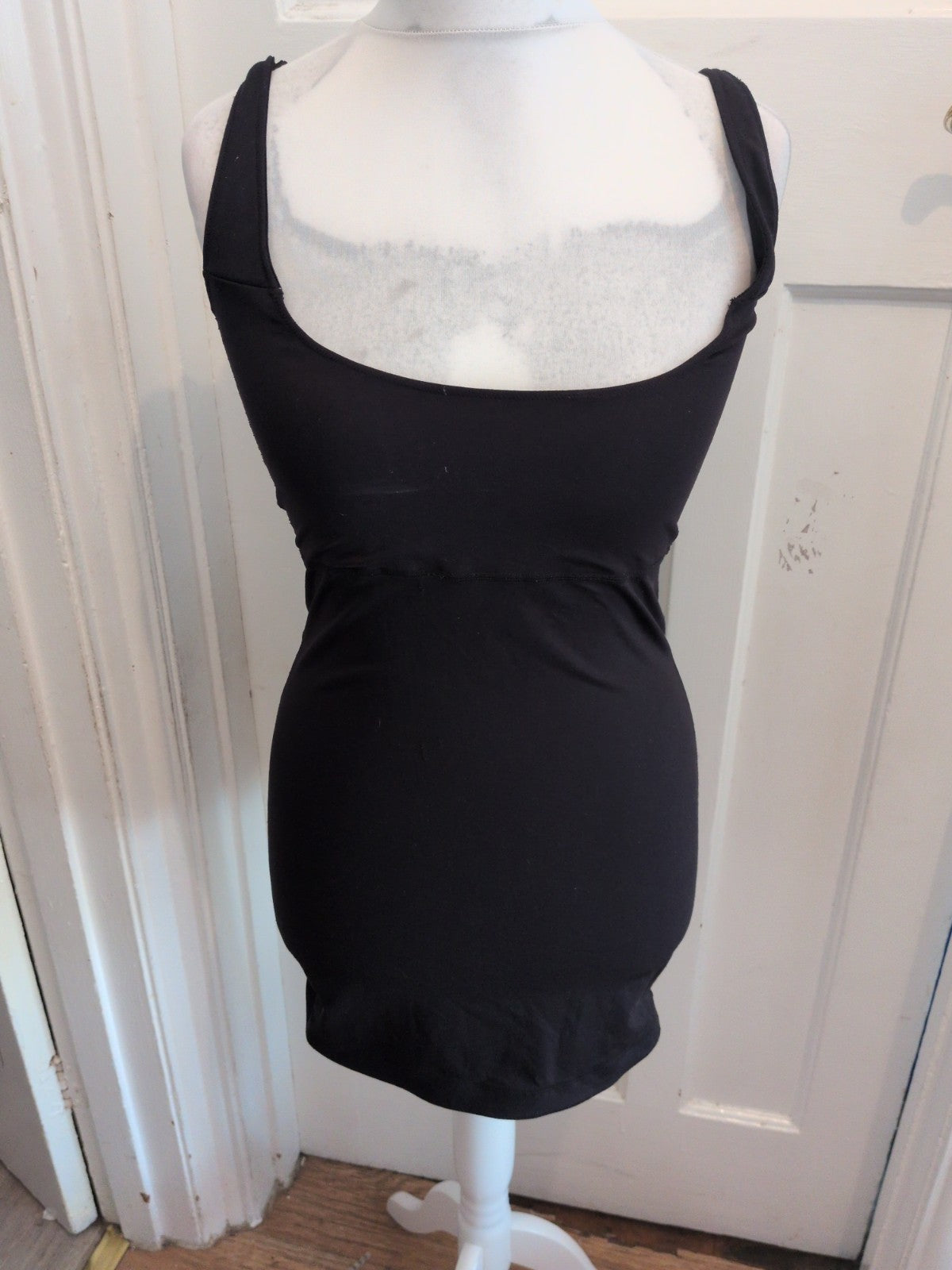 Matalan 14 Black Sleeveless Longline Cami Or Knee Length Dress