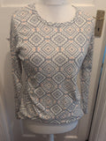Crivit 18-20 Grey Patterned Long Sleeved T-shirt