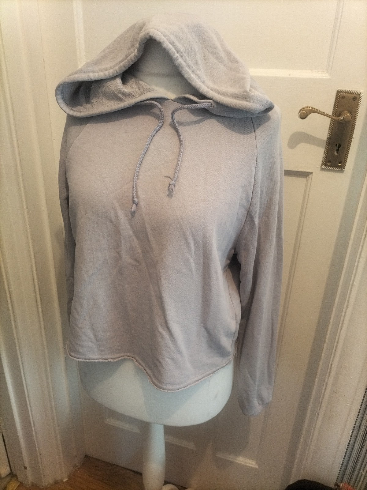 Ladies New Look Size 12 Pale Lilac Pullover Hoodie