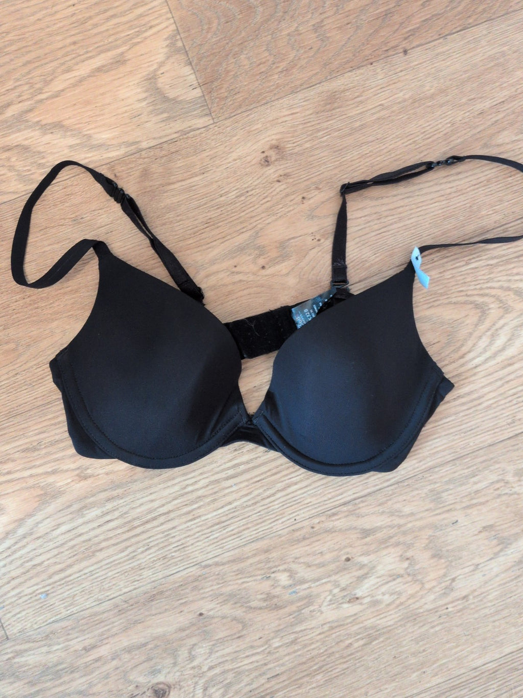 Box Avenue 32b Black Bra Padded And Wired