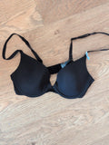 Box Avenue 32b Black Bra Padded And Wired