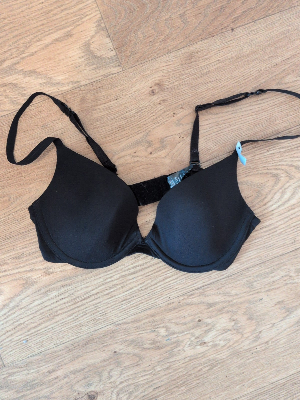 Box Avenue 32b Black Bra Padded And Wired