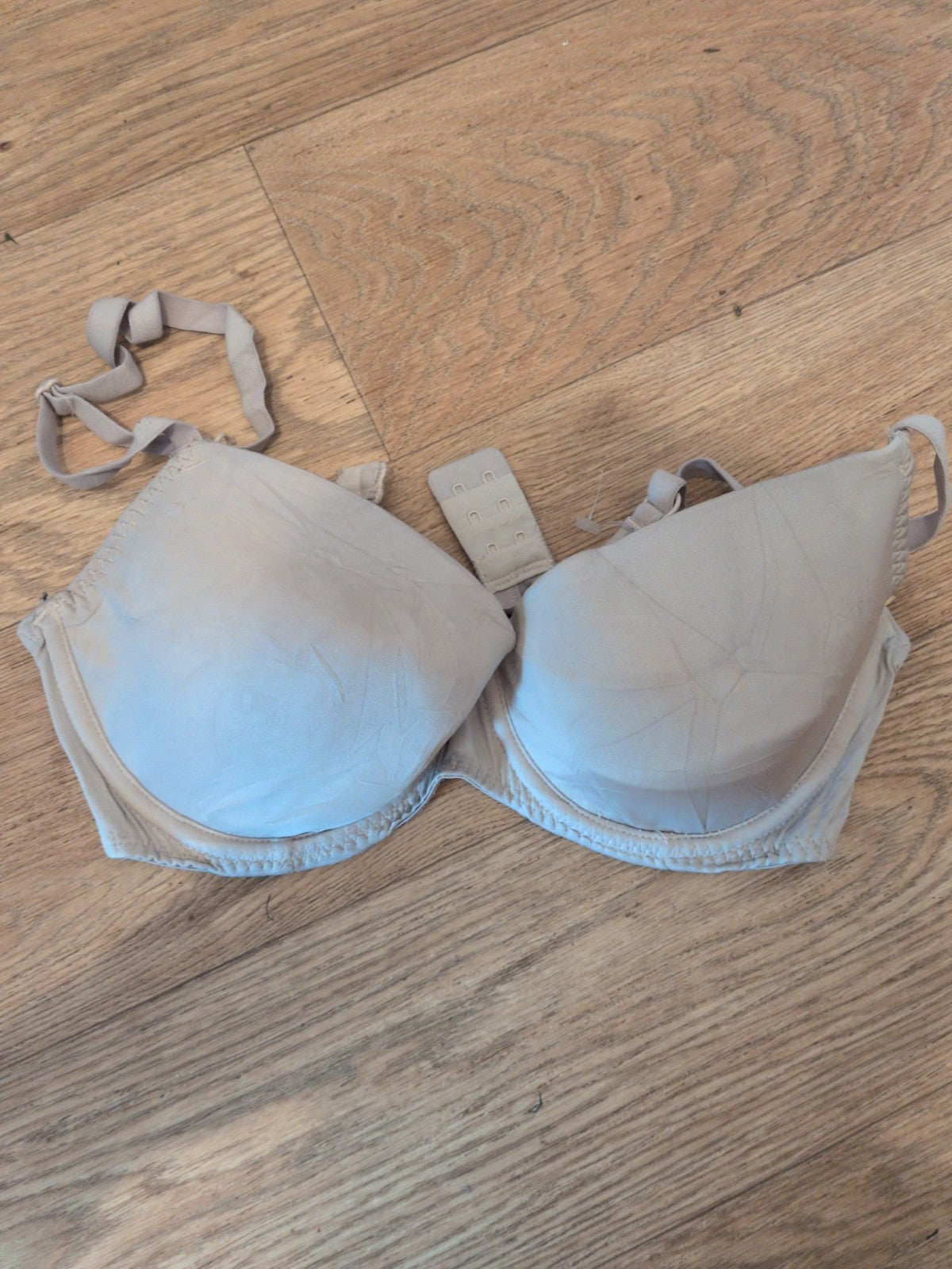 Ladies George 34D Nude Padded Wired Bra Needs A Wash