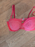 Tu 38D Pink Floral Wired And Padded Bra