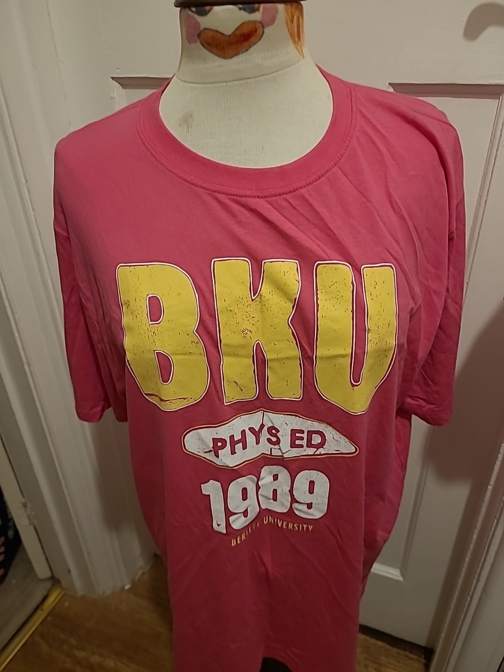Ladies George Size XL Pink Printed Short Sleeved Tshirt