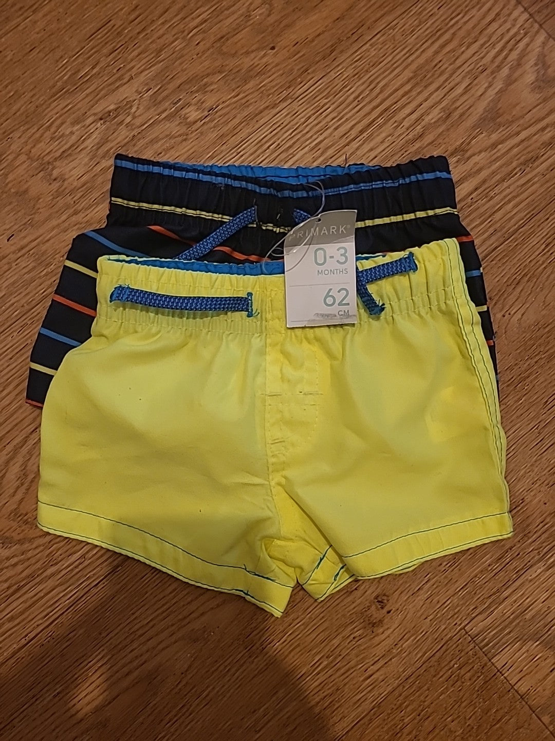 Primark 0-3 Months Set Of 2 Elasticated Shorts