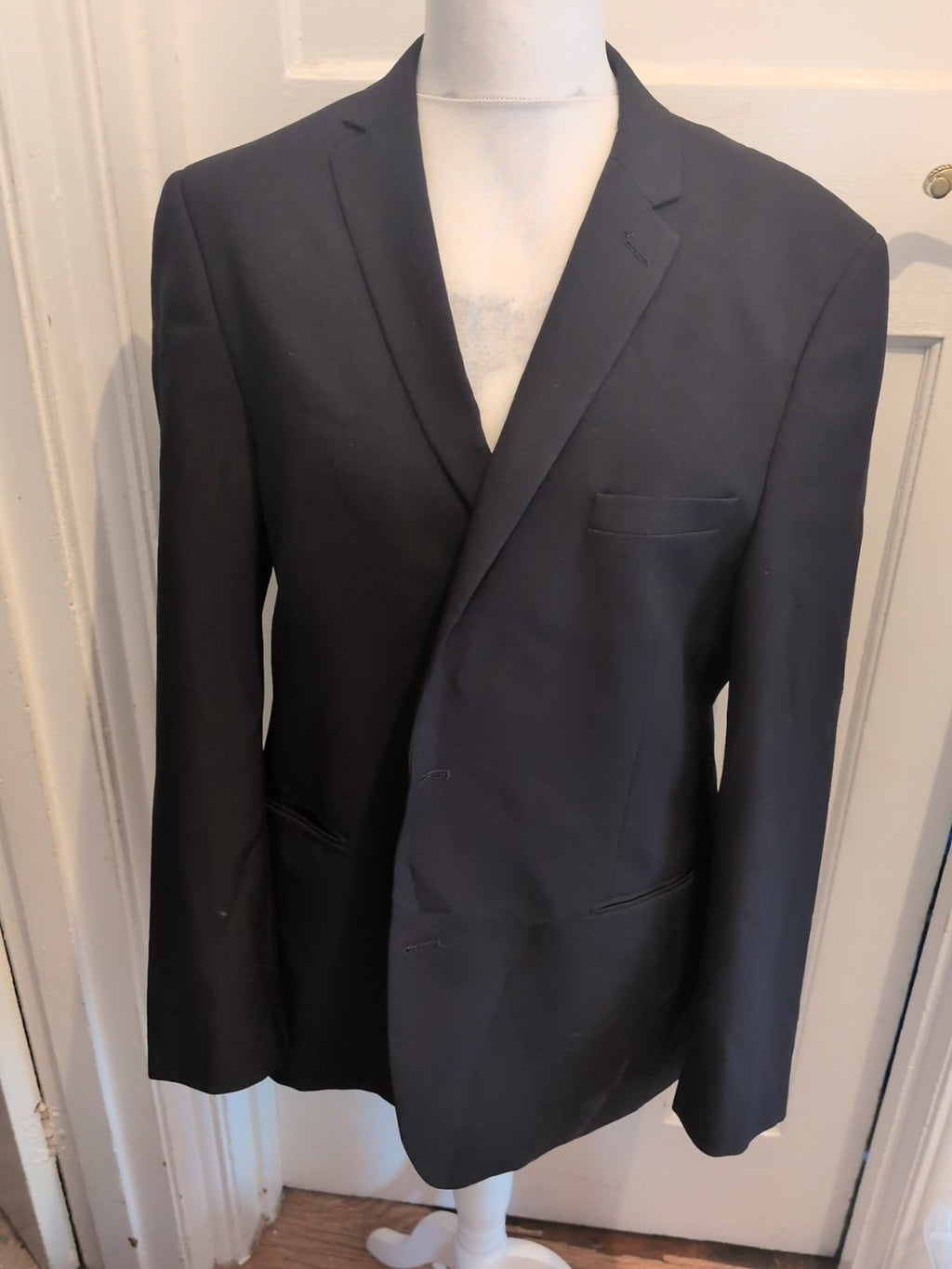 Taylor&Cutter 44R Black Suit Jacket
